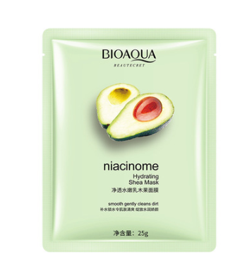 Express fabric mask with avocado extract “BIOAQUA” (45824)